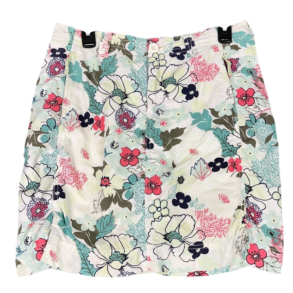 Eddie Bauer Floral Skorts Hiking Outdoor‎ Activewear Size 4 Womens Mini Golf